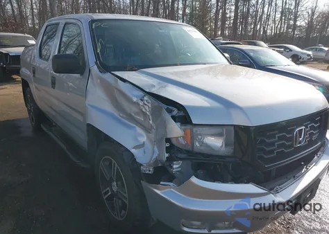 2014 Honda Ridgeline Sport from USA, damaged, VIN 5FPYK1F76EB008319